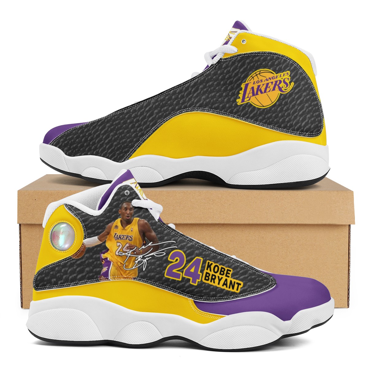 Women's Los Angeles Lakers Limited Edition JD13 Sneakers 003